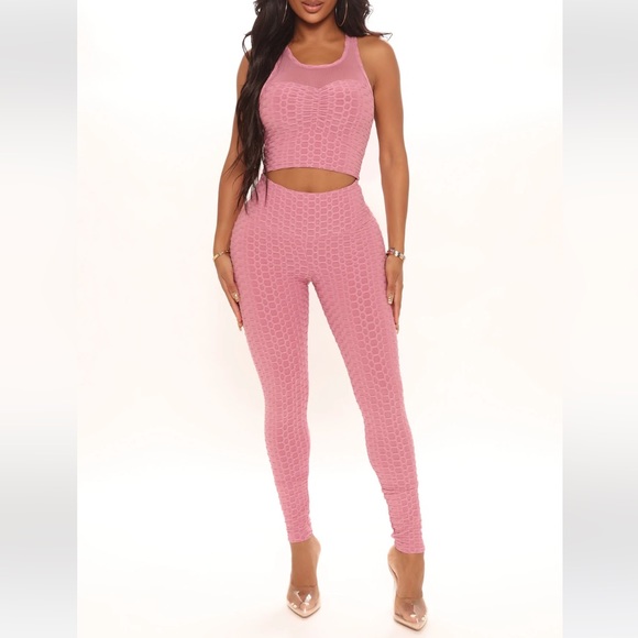 Hot Kiss Pants - Reserved Honeycomb Legging Set